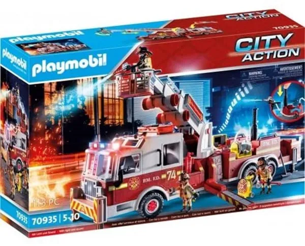 Playmobil City Action - Brandbil: US Tower Ladder