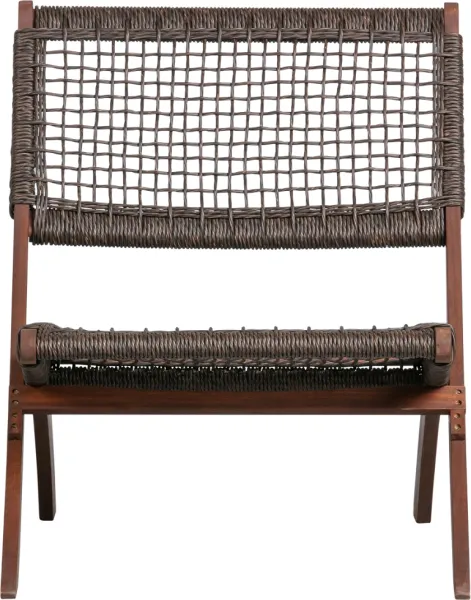 Lois, Fällbar stol, mörkbrun, eukalyptus